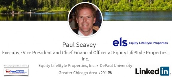 PaulSeaveyExecVPChiefFinancialOfficerEquityLifestylePropertiesELSChicagoDePaulUnivDailyBusinessNewsMHProNews