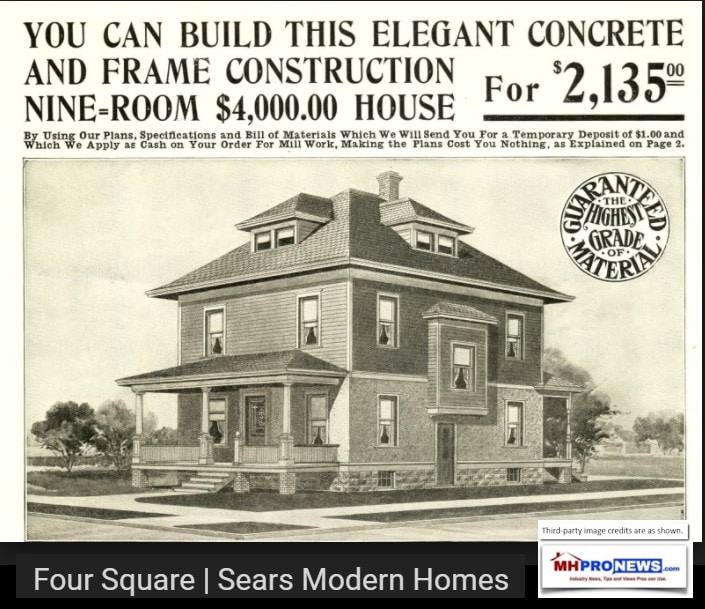 SearsCatalogPreCutHomesCircaEarly1900ManufacturedModularPrefabHousingIndsutryDailyBusinessNewsMHProNews