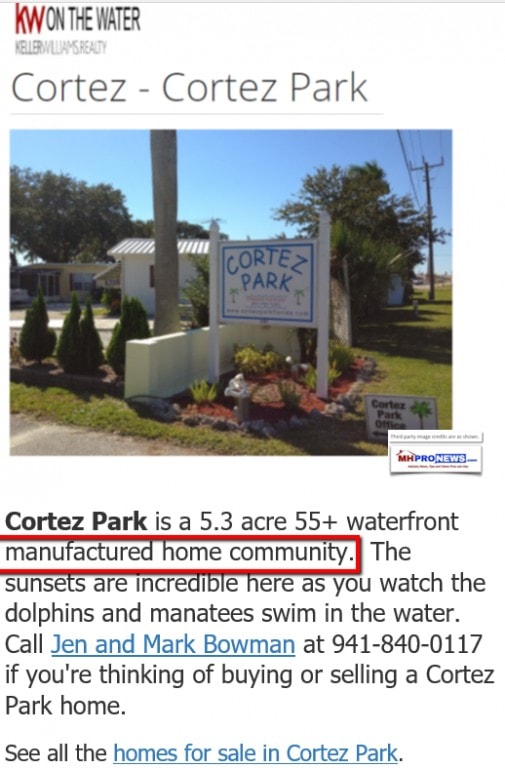 CortezParkBrandentonFlDailyBusinessNewsMHProNews518