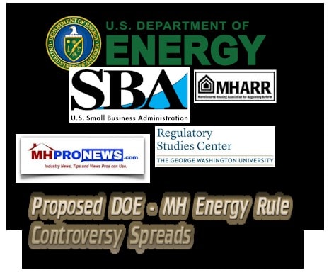 DOE-SBARegulatoryResearchCenter-MHARR-MHProNews-MHEnergyRuleControversySpreads-DailyBusinessNewsManufacturedHousingIndustryMH