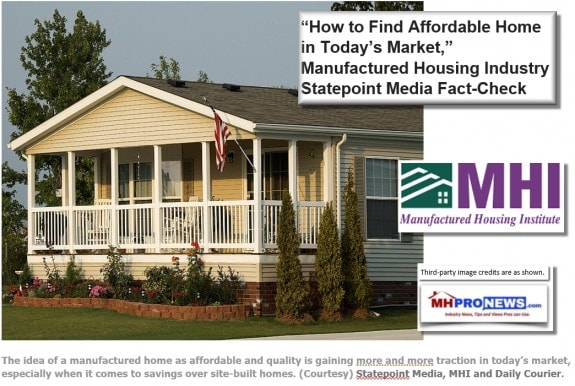 HowFindAffordableHomeStatepointManufacturedHousingInstitteMHILogoAdvertorialAnalysisCritiqueMHProNews