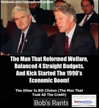 NewtGingrichBillClintonBalancedBudgetDailyBusinessNewsMHProNews