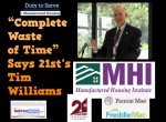 TimWilliams21stMortgageBerkshireHathawayClaytonHomesManufacturedHousingInstituteMHIDutyToServeFannieMaeFreddieMacLogos