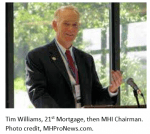 TimWilliams21stMortgageCorpThenManufacturedHousingInstituteMHIChairmanMHProNews