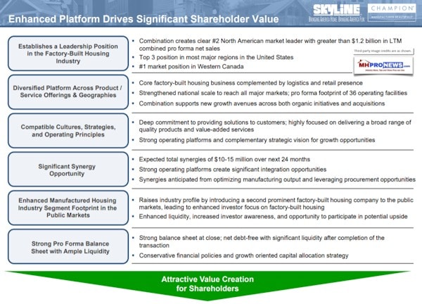 ExpectedEnhancementShareholderValueCombinationSkylineChampionConferenceCallPowerPointDailyBusinessNewsMHProNews1.25.2018p9