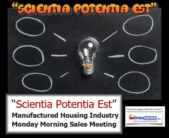 ScientiaPotentiaEstKnowledgeIsPowerKnowledgeisPotentialPowerMondayMorningSalesMeeting