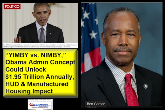 YimbyVsNimbyObamaAdminConceptUnlock1.95TrillionHUDSecretaryDrBenCarsonDailyBusinessNewsMHProNews550