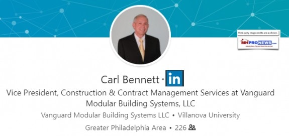 CarlBennettVPConstructionContractManagementSystemsVanguardModularBuildingLinkedinDailyBusinessNewsMHProNews