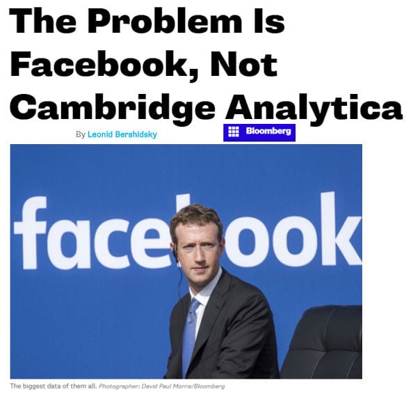 FacebookNotCambridgeAnalytica