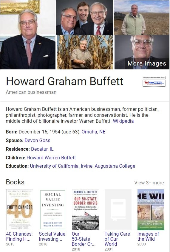 AuthorSherriffBerkshireHathawayHowardGrahamBuffettManufacturedHousingIndustryDailyBusinessNewsMHProNews