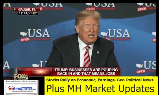 PresidentTrumpFLEconomicNewsFoxBusinessManufacturedHousingIndustryDailyBusinessNewsMHProNews