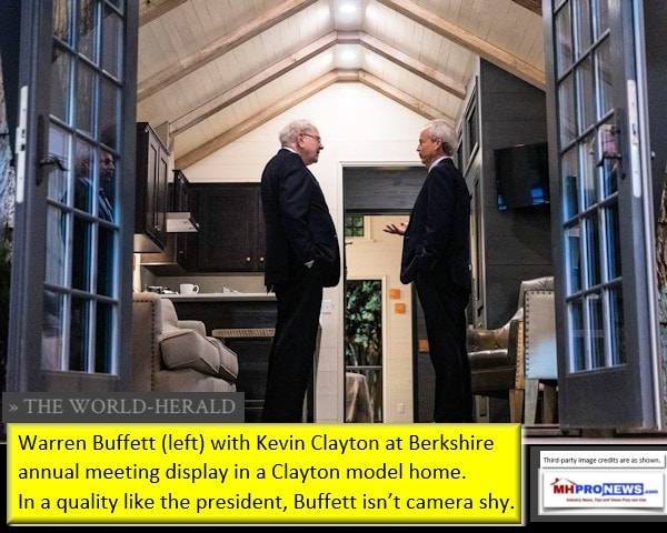 WarrenBuffettKevinClaytonClaytonTinyHouseBerkshireAnnualMeetingDailyBUsinessNewsMHProNews