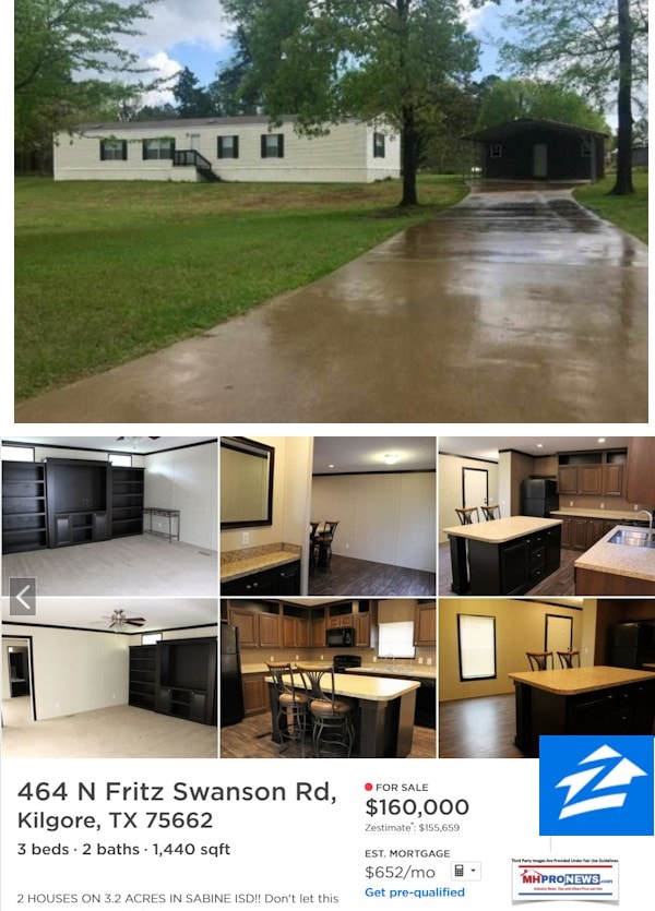 Zillow464NFritzSwansonRdKilgoreTX75662ZlillowManufacturedHOusingIndustryDailyBusinessNewsMHProNews600