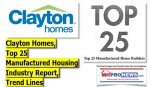 ClaytonHomesManufacturedHousingLogoManufacturedHomeINdustrytop25HUDCodeHomeBuildersDailyBusinessnewsMHPronews