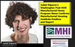 JulietEilperinWashingtonPostManufacturedHousingIndustryDailyBsuinessNewsMHProNews