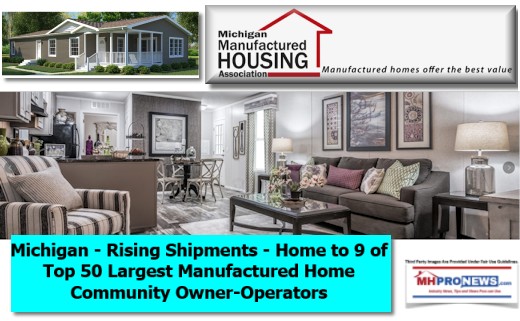 MichiganRisingShipmentsHome9oftop50BigManufacturedHomeCommunityOwnerOperators