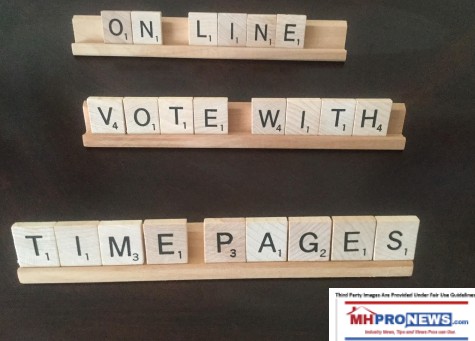 OnlineVoteTimePagesScrabbleTilesDailyBusinessNewsManufacturedHousingMarketingSalesMangementMHProNEws