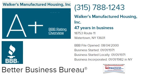 WalkersManufacturedHousingIncWatertownNYModularHomesManufacturedHomesDailyBusinessNewsBBBRatingMHProNews