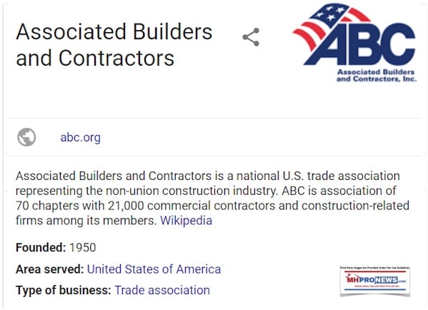 ABCAssocBuildersContractorsWikiManufacturedHOusingIndustryDailyBusinessNewsMHProNews