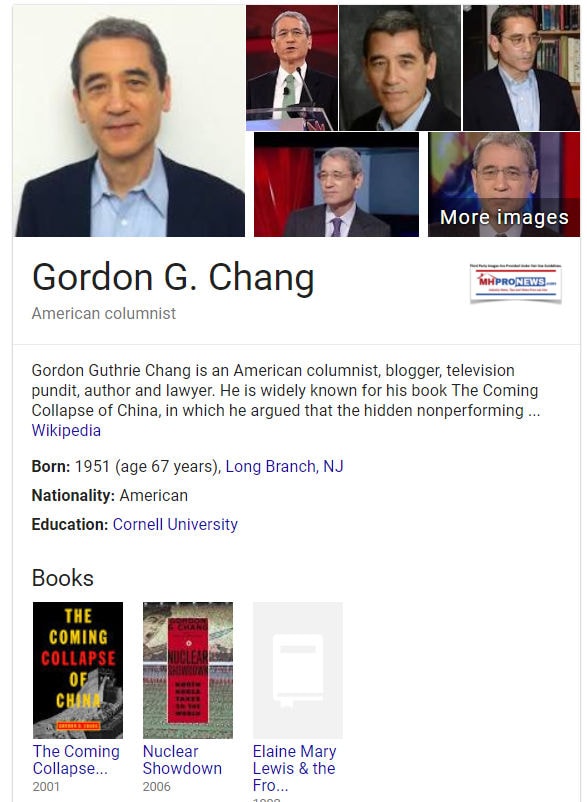 GordonChangeWikipediaManufacturedHousingIndustryDailyBusinessNewsMHProNews