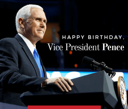 HappyBirthdayVicePresidentPenceManufacturedHousingIndustryDailyBusinessNewsMHProNEws