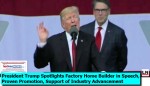 PresidentTrumpSpotlightsLevittownFactoryHomeBuilderSpeechProvenPromotionSupportIndustryAdvancement