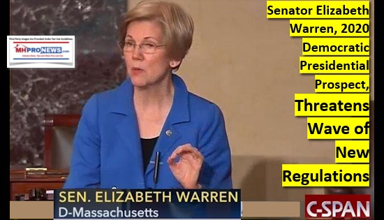 SenatorElizabethWarrenThreatensWaveNewRegulations