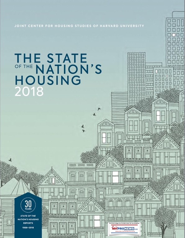 StateoftheNationsHousing2018HarvardJCHSReportCoverLogoManufacturedModularHousingIndustryDailyBusinessNewsMHProNews