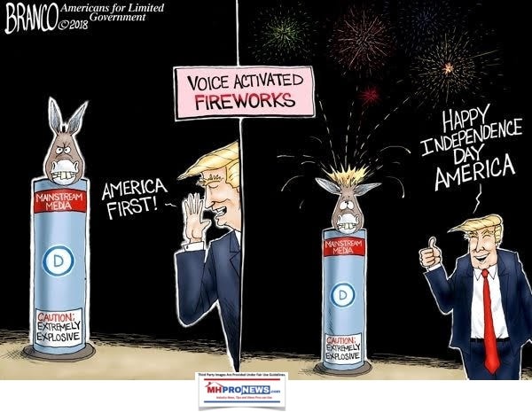 BrancoCartoonsTrumpVoiceActivatedFireworksManufactruredHousingINdustryDailyBUsinessNewsMHproNews