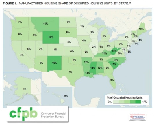 ManufacturedHousingShareofOccupiedHousingUnitsBystateCFPB2014WhitePaperManufacturedHomeIndustryDailyBUisnessNewsMHPronews