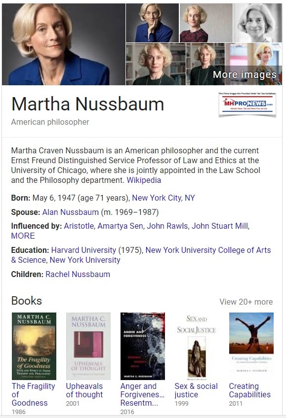 MarthaCNussbaumAmericanPhilosopherLegalScholarWikiManufacturedHOusingIndsutryDailyBusinessNewsMHProNews