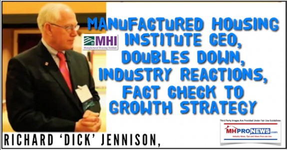 RichardDickJennisonPhotoManufacturedHousingInstituteCEOlogoDoublesDownIndustryReactionsFactCheckGrowthStrategy