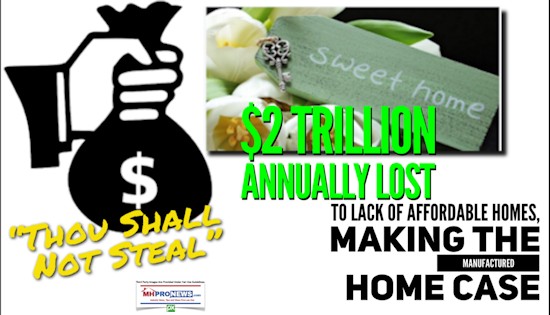 ThouShallNotsteal$2TrillionAnnuallyLostLackofAffordableHomesMakingManufacturedHomeCase