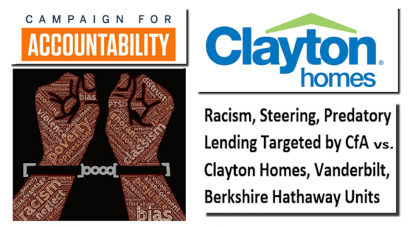 Campaignforaccountabiltyclaytonhomeslogoberkshirehathawayvanderbiltmortgageracismsteeringpredatorylendingdailybusinessnewsmhpronews720x403 575x322