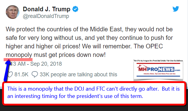 DonaldJTrumpTweetOPECMonopolyDailyBusinessNewsMHProNews9.20.2018Twitter