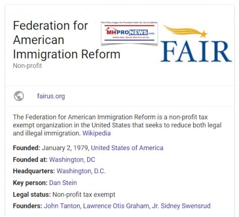 FAIRFederationAmericanImmigrationReformSummaryWikipediaDailyBusinessNewsMHproNews