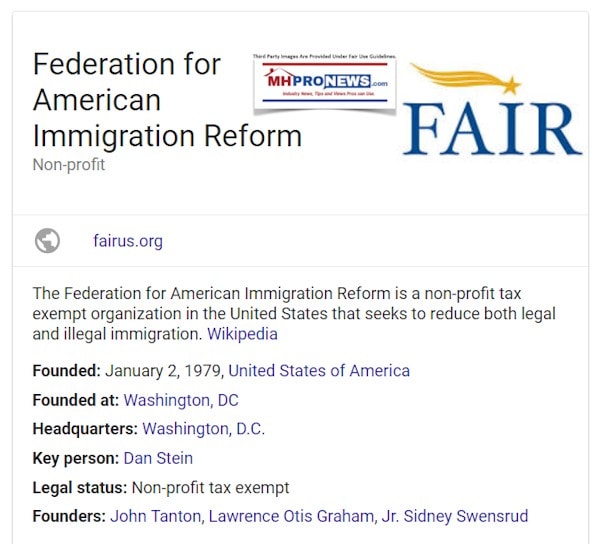 FAIRFederationAmericanImmigrationReformSummaryWikipediaDailyBusinessNewsMHproNews