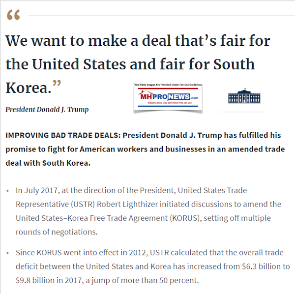 WeWantDealThatsFairForUnitedStatesFairFOrSouthKoreaPresidentDOnaldJTrumpKOTUS92018DailyBusinessNewsMHProNews