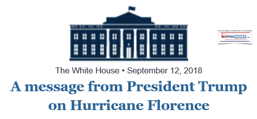 WhiteHouseMessageFromPresidentTrumpOnHurricaneFlorence