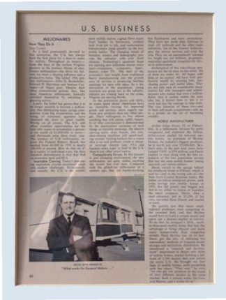 Art decio time magazine december 3 1965 page88 terry decio skyline corporation december 1965 manufactured home pro news mhpronews a cup of coffee with terry decio 