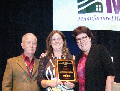 Mary gaiski center executive director pennsylvania manufactured housing association jim moore award mhpronews com 