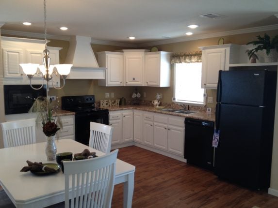 Skyline kitchen white cabinetry a cup of coffee with terry decio manufactured home pro news mhpronews