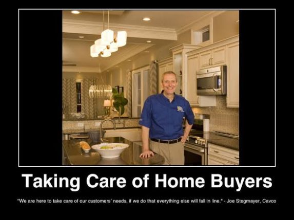 Taking care of home buyers we are here to take care of our customers needs i line cavco chairman joe stegmayer c2013 lifestyle factory homes llc