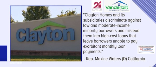 Claytonhomessubsidiariesdiscriminatelowmoderateincomeminoritybuyershighcostloansleavemaxinewatersca dclaytonlogo21stmortgagelogovanderbiltmortgagelogo