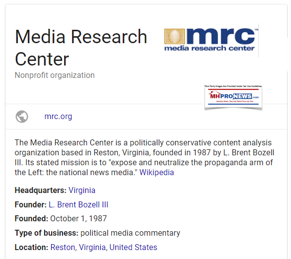 MediaResearchCenterDailyBusinessNewsMHProNews