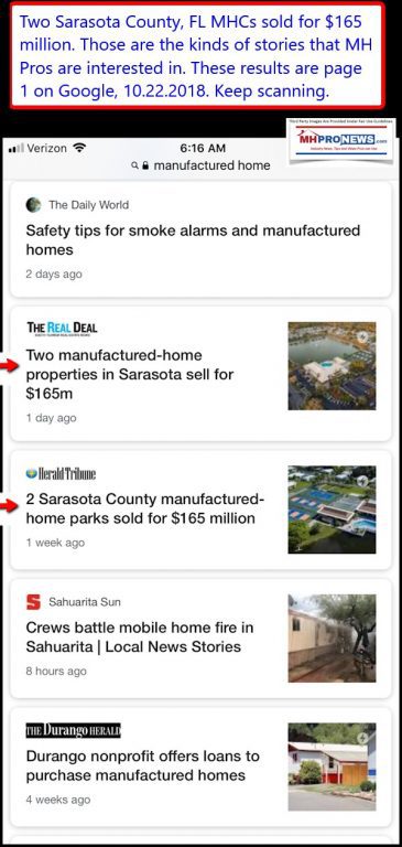 GooglesearchNewsHeadlines10222018ManufacturedHousingIndustryDailyBusinessNewsMHproNewsPage1Top5Hits