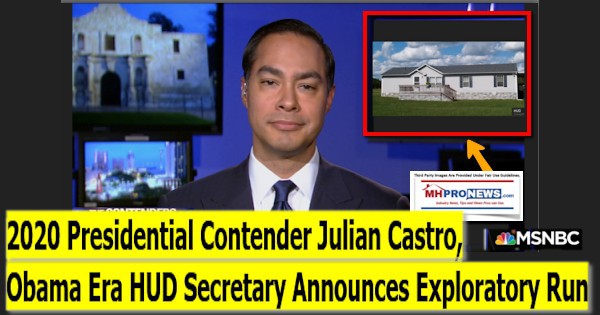 HUDSecretaryJulianCastroManufacturedHousingIndustryDailyBusinessNewsMHproNews