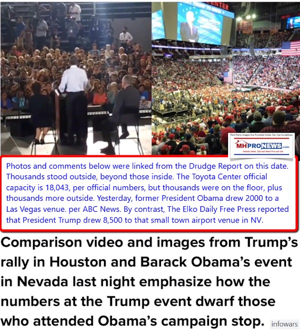 PhotosPresidentTrumpHoustonTXrightBarackObamaLasVegasNVPhotosDailyBusinessNewsMHProNews