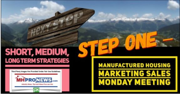 ShortMediumLongTermnStrategiesStepOneManufacturedHousingMarketingSalesMondayMeetingDailyBusinessNewsMHProNews