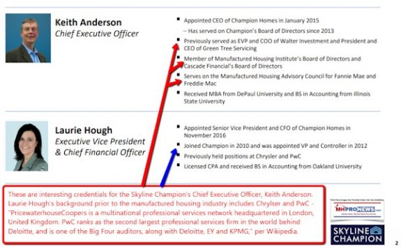 2018-12-10_0918KiethAndersonPhotoLaurieHoughEVPChiefFinancialOfficerCFODailyBusinessNewsMHProNewsSkylineChampionLogo